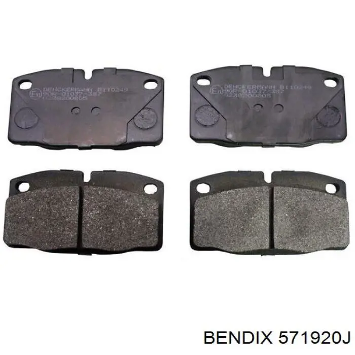 Тормозні колодки Jurid/Bendix 571920J