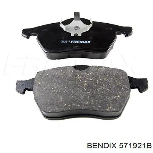 Передні тормозні колодки 571921B Jurid/Bendix