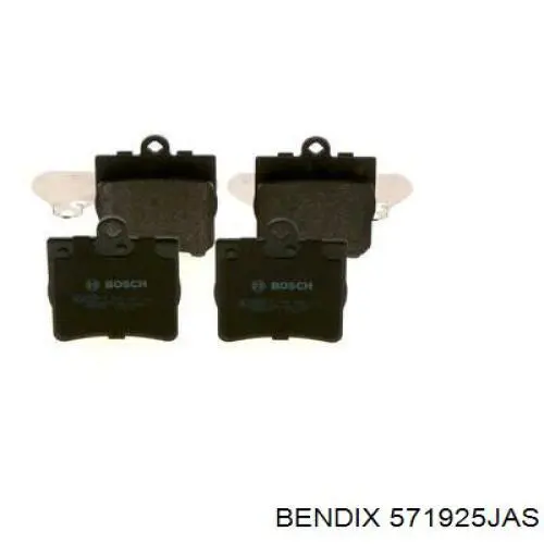 Купити 571925JAS Jurid/Bendix Задні колодки