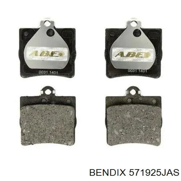 Купити 571925JAS Jurid/Bendix Задні колодки