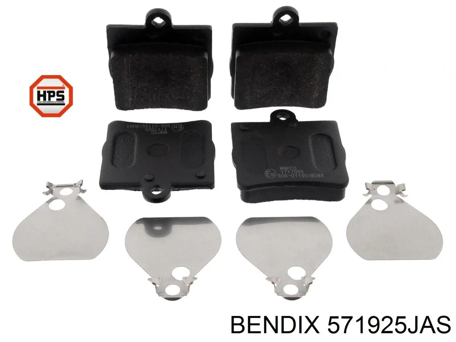 Задні гальмівні колодки Jurid/Bendix 571925JAS ціна, від 13.90 USD