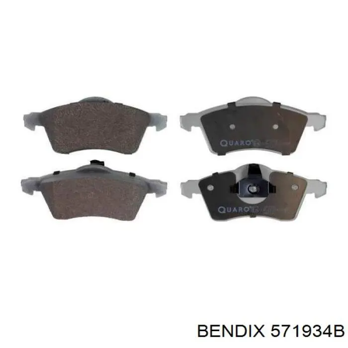 Купити 571934B Jurid/Bendix Колодки гальмівні передні, дискові
