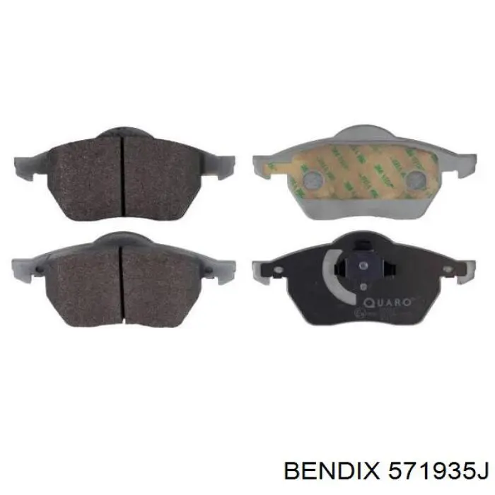 Купити 571935J Jurid/Bendix Колодки гальмівні передні, дискові