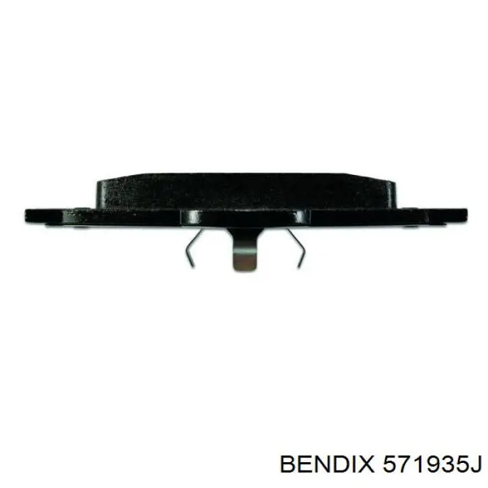 Передні тормозні колодки 571935J Jurid/Bendix