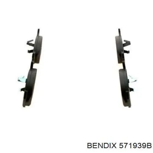 Тормозні колодки Jurid/Bendix 571939B