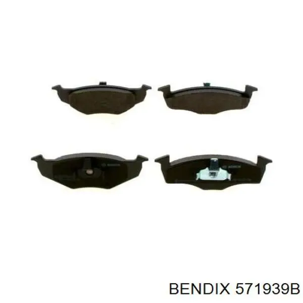 Гальмівні колодки Jurid/Bendix 571939B ціна, від 16.45 USD