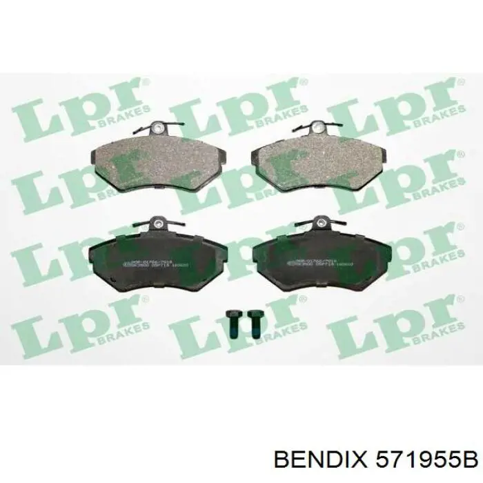 Гальмівні колодки Jurid/Bendix 571955B ціна, від 21.98 USD
