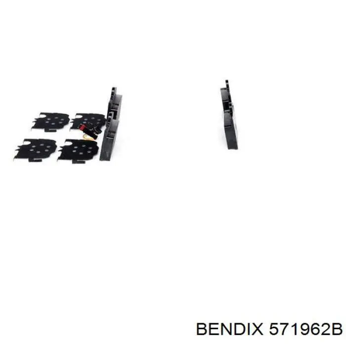 Купити 571962B Jurid/Bendix Задні колодки