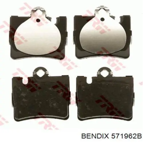 Задні гальмівні колодки Jurid/Bendix 571962B ціна, від 26.43 USD