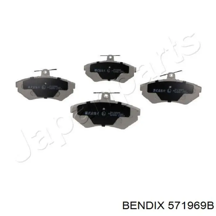 Купити 571969B Jurid/Bendix Колодки гальмівні передні, дискові