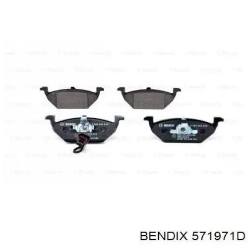 Гальмівні колодки Jurid/Bendix 571971D ціна, від 22.55 USD