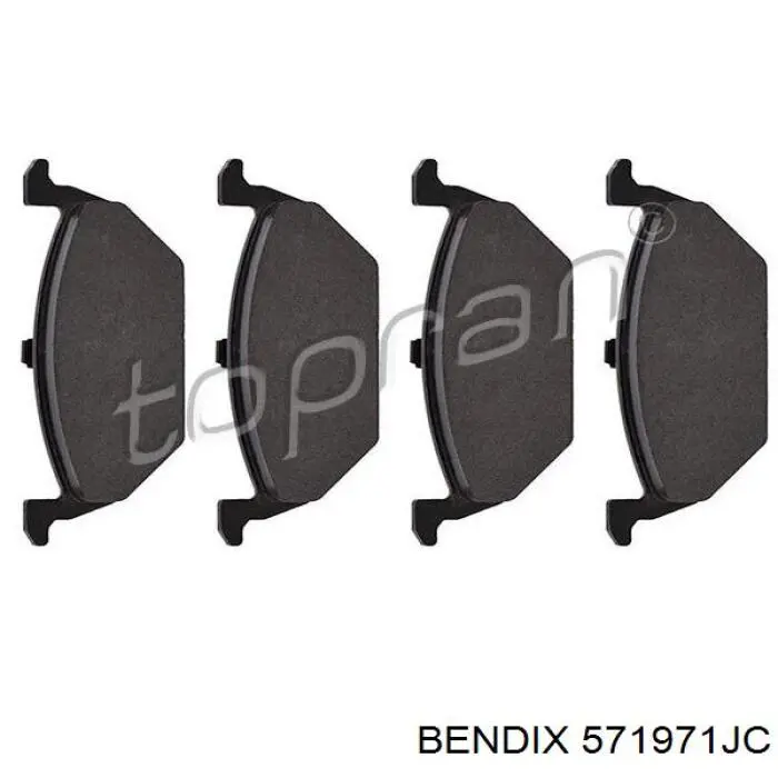 Гальмівні колодки Jurid/Bendix 571971JC ціна, від 18.83 USD