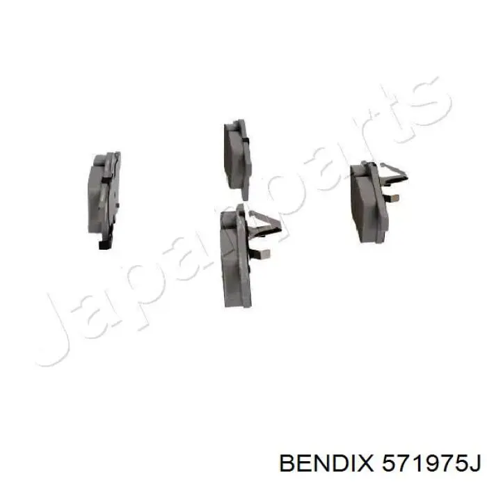 571975J Jurid/Bendix Передні гальмівні колодки