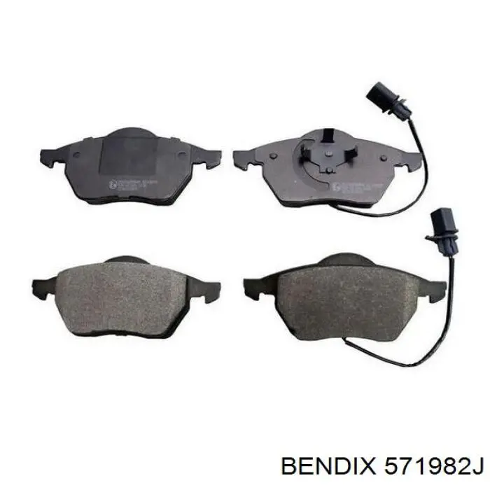 Гальмівні колодки Jurid/Bendix 571982J ціна, від 29.70 USD