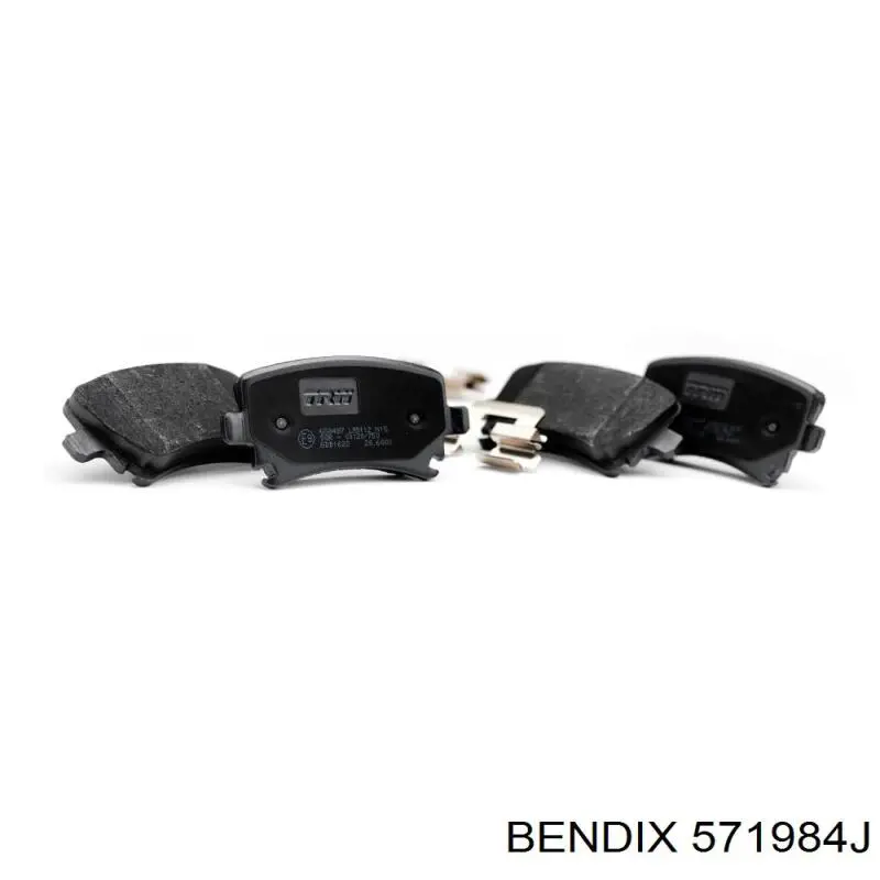 Купити 571984J Jurid/Bendix Колодки гальмівні передні, дискові