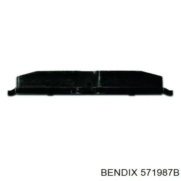 Купити 571987B Jurid/Bendix Колодки гальмівні передні, дискові