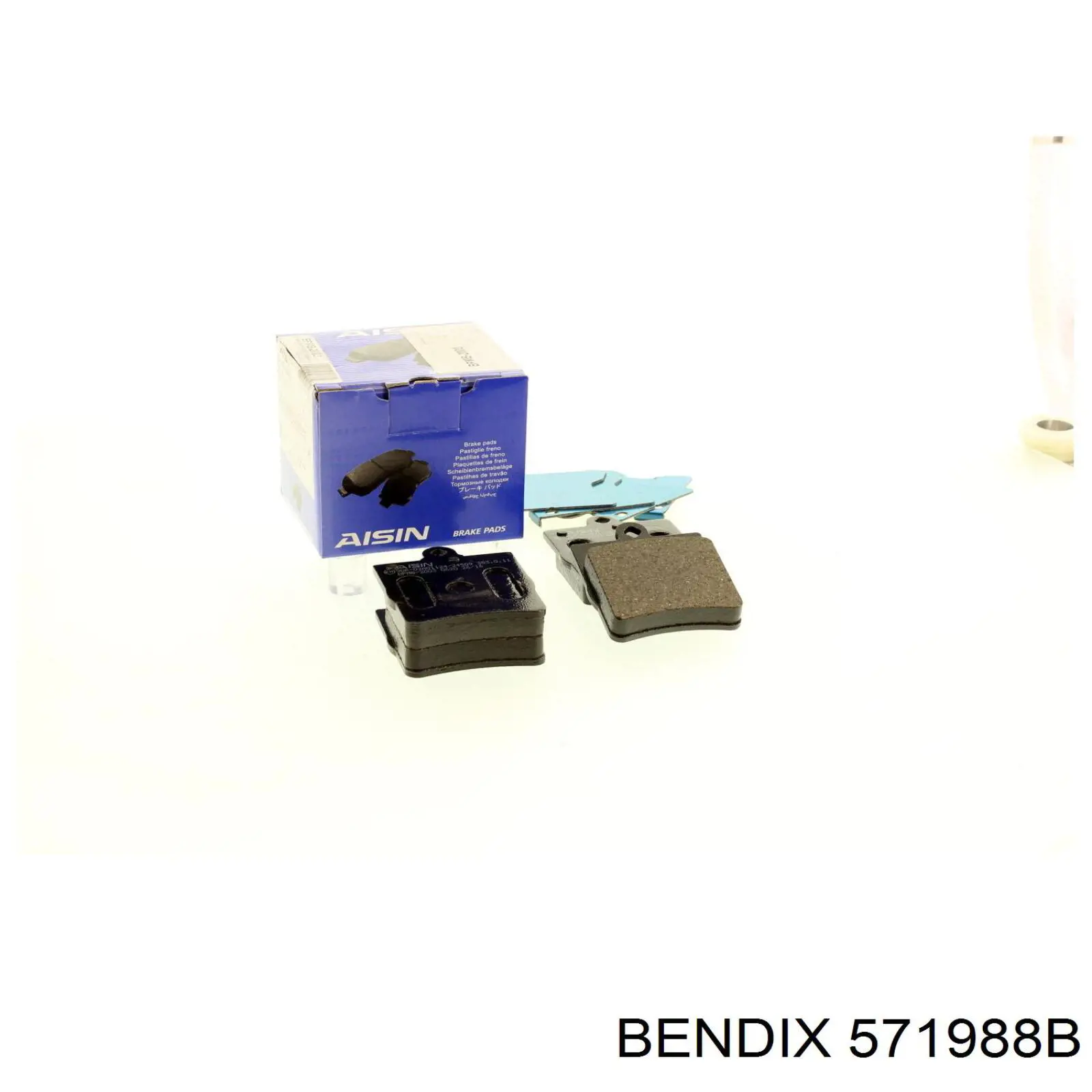Задні дискові колодки Jurid/Bendix 571988B