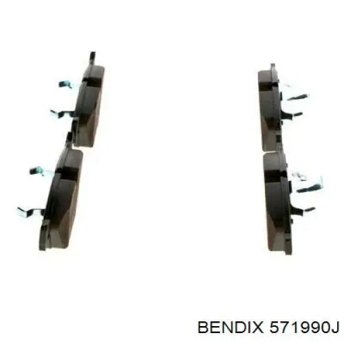 Купити 571990J Jurid/Bendix Колодки гальмівні передні, дискові