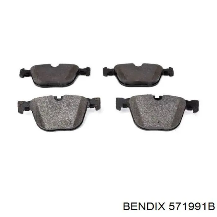 Задні гальмівні колодки Jurid/Bendix 571991B ціна, від 34.21 USD