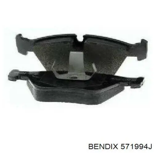 Гальмівні колодки Jurid/Bendix 571994J ціна, від 31.49 USD