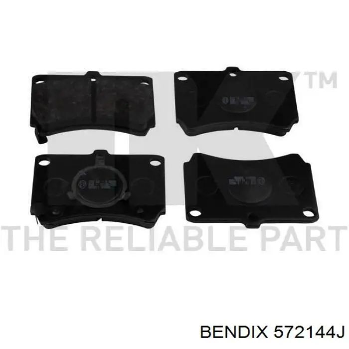 Гальмівні колодки Jurid/Bendix 572144J ціна, від 16.59 USD