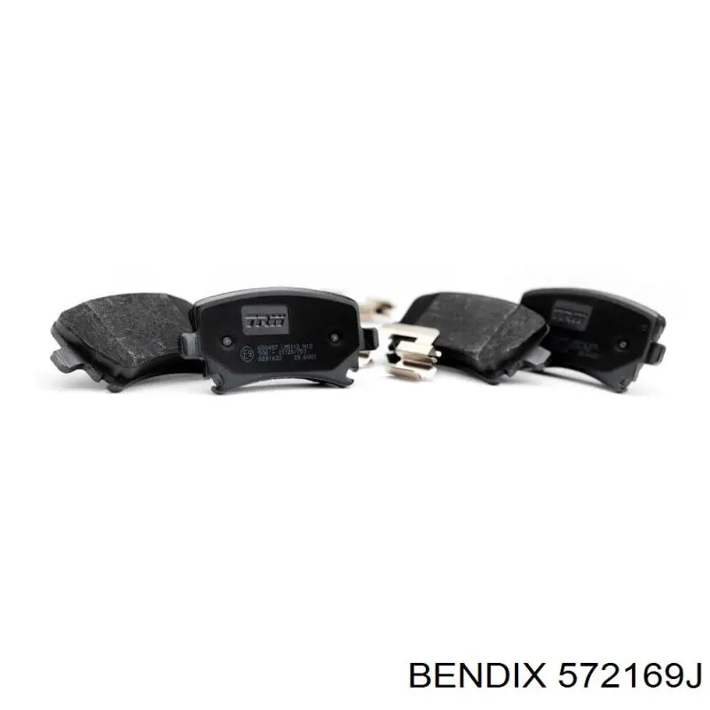 Купити 572169J Jurid/Bendix Задні колодки