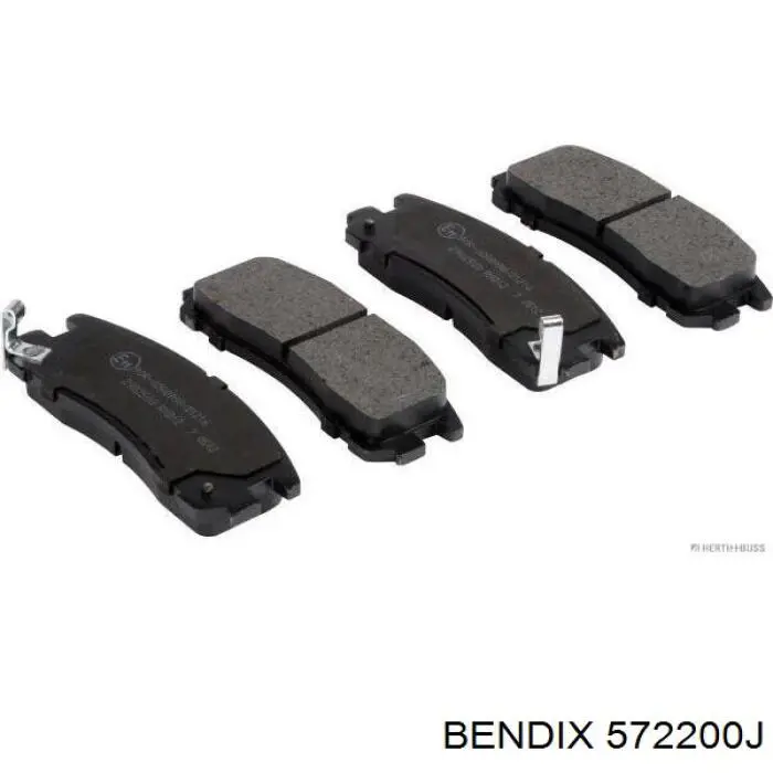 Задні гальмівні колодки Jurid/Bendix 572200J ціна, від 16.47 USD