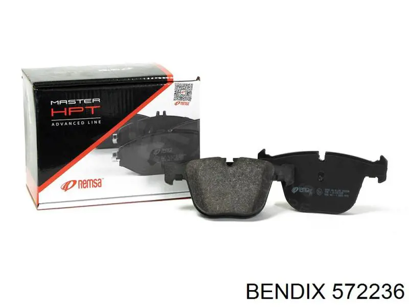 572236 Jurid/Bendix Передні гальмівні колодки
