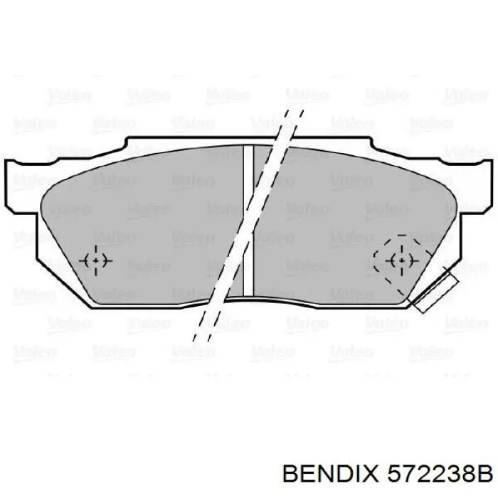 Купити 572238B Jurid/Bendix Колодки гальмівні передні, дискові