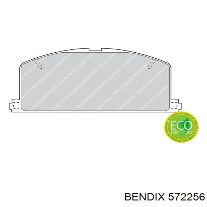 Гальмівні колодки Jurid/Bendix 572256 ціна, від 16.89 USD