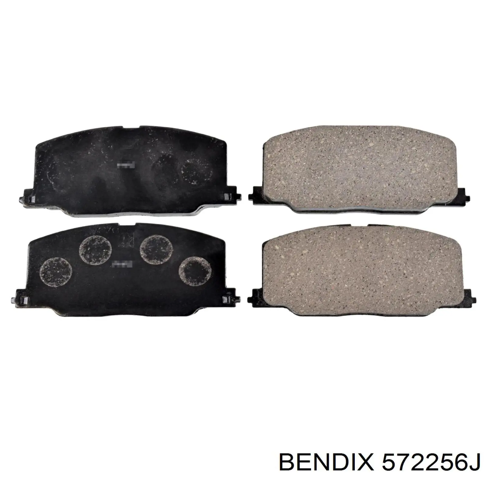 572256J Jurid/Bendix Передні гальмівні колодки