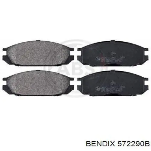 Задні гальмівні колодки Jurid/Bendix 572290B ціна, від 28.95 USD