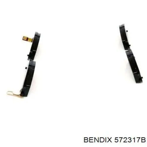 Гальмівні колодки Jurid/Bendix 572317B ціна, від 16.47 USD