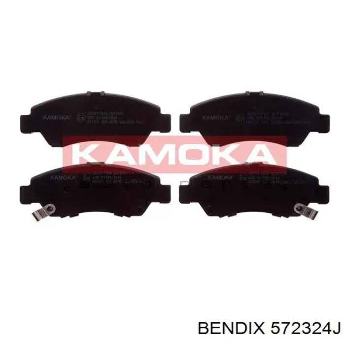 572324J Jurid/Bendix Передні гальмівні колодки