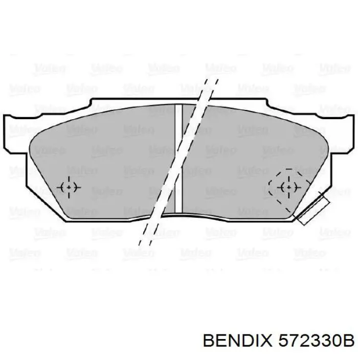 Гальмівні колодки Jurid/Bendix 572330B ціна, від 17.20 USD