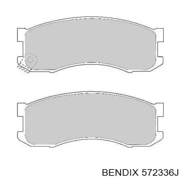 Гальмівні колодки Jurid/Bendix 572336J ціна, від 16.56 USD