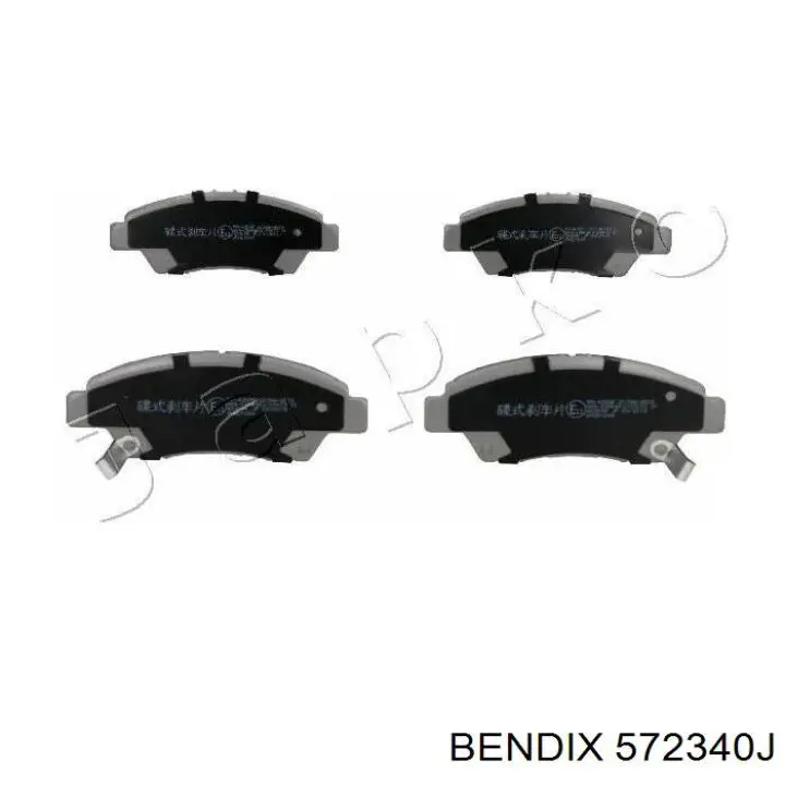 Передні тормозні колодки 572340J Jurid/Bendix