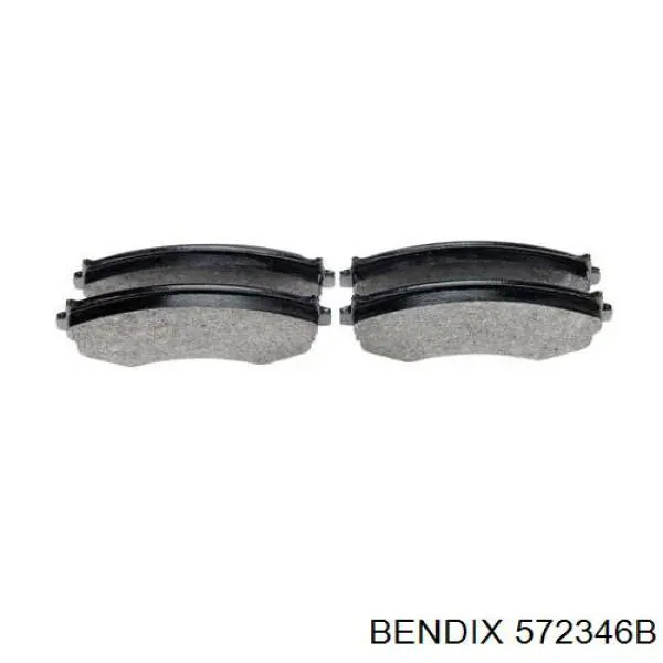 572346B Jurid/Bendix Передні гальмівні колодки