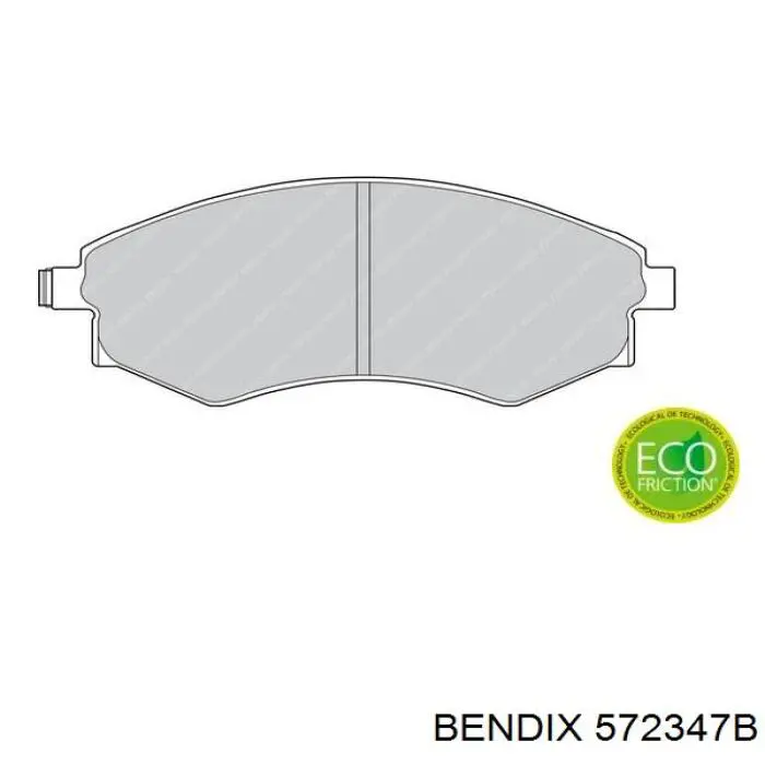Купити 572347B Jurid/Bendix Колодки гальмівні передні, дискові
