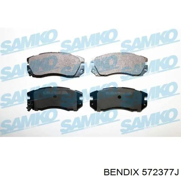 572377J Jurid/Bendix Передні гальмівні колодки