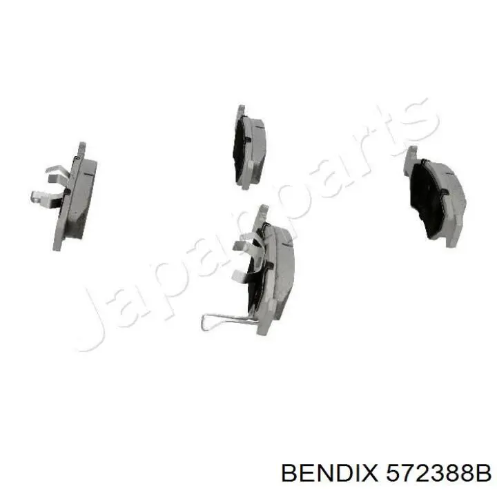 Гальмівні колодки Jurid/Bendix 572388B ціна, від 17.94 USD
