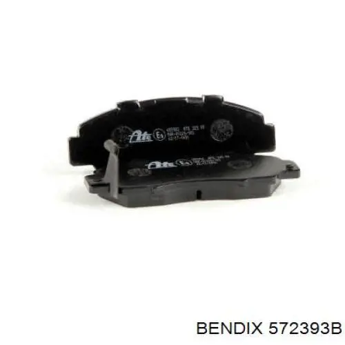 572393B Jurid/Bendix Передні гальмівні колодки