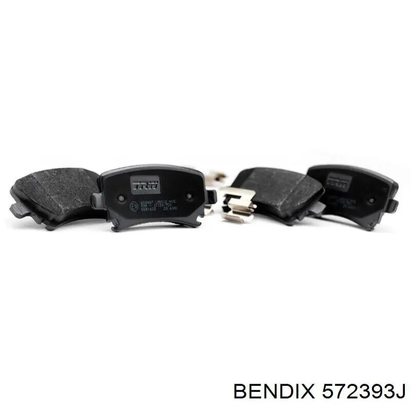 Передні тормозні колодки 572393J Jurid/Bendix