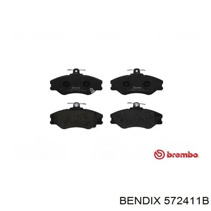 Гальмівні колодки Jurid/Bendix 572411B ціна, від 15.31 USD