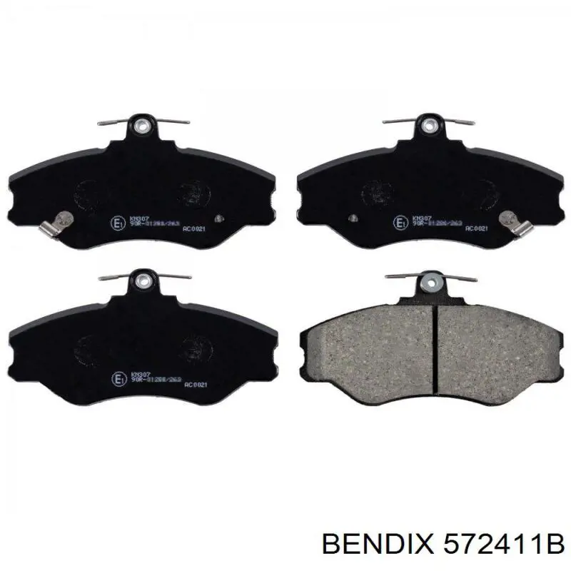 Тормозні колодки Jurid/Bendix 572411B
