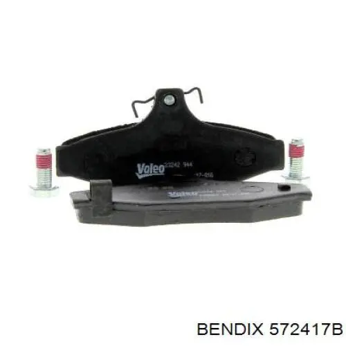 572417B Jurid/Bendix Колодки гальмівні задні, дискові