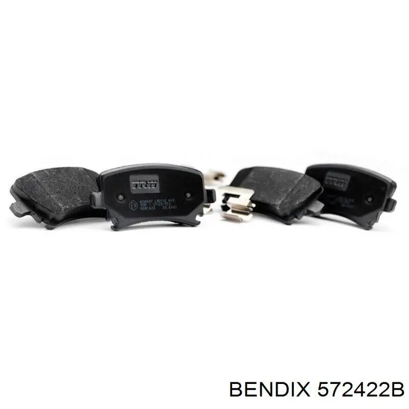 Передні тормозні колодки 572422B Jurid/Bendix