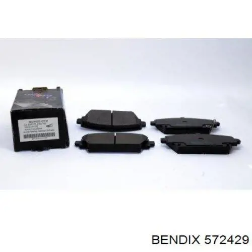 Тормозні колодки Jurid/Bendix 572429