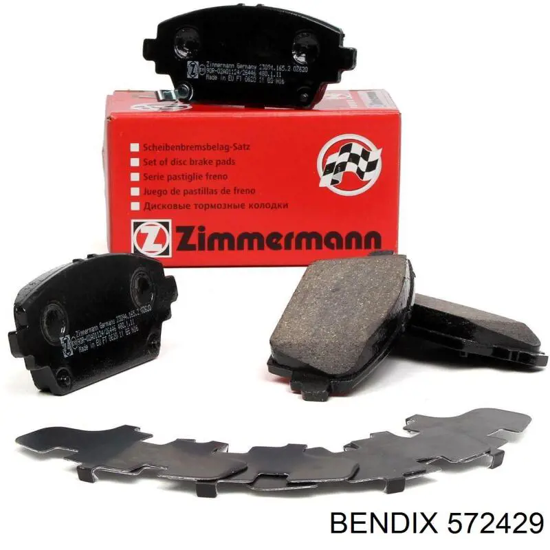 Гальмівні колодки Jurid/Bendix 572429 ціна, від 22.41 USD