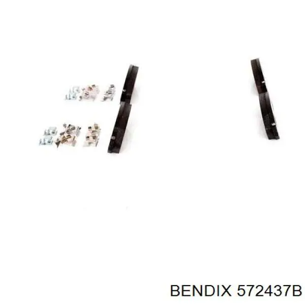 Гальмівні колодки Jurid/Bendix 572437B ціна, від 15.56 USD